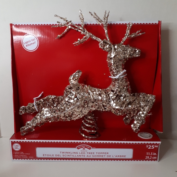 Twinkling LED Tree Topper 12 inch length - Picture 1 of 4